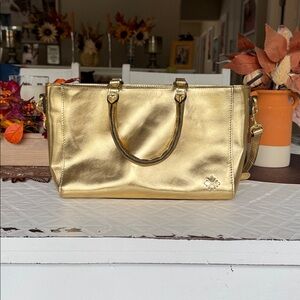 Gold Metallic Handbag